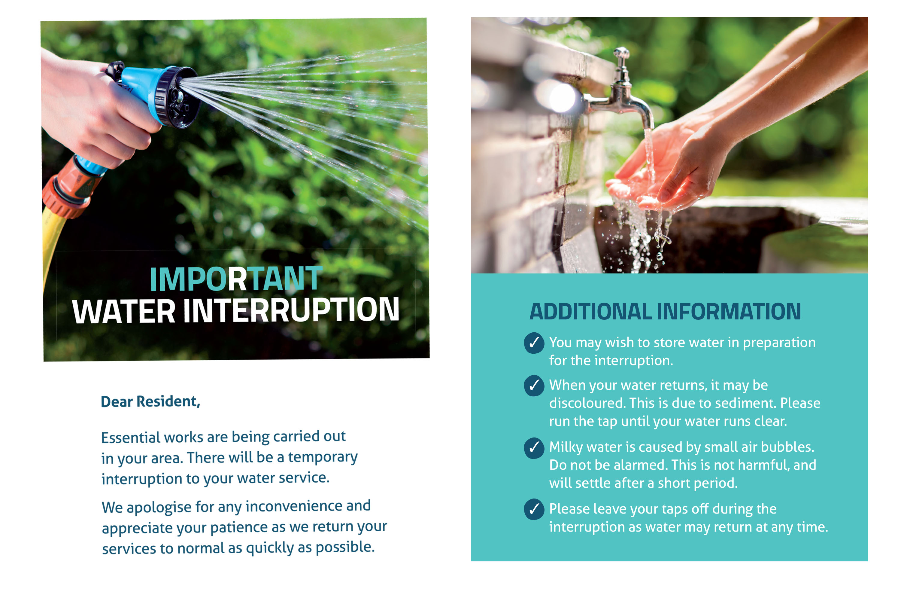 water interruption 